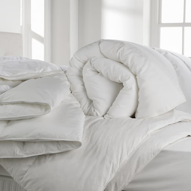 The Pure Linen Company White Single Cosy Cotton Duvet 4.5 Tog