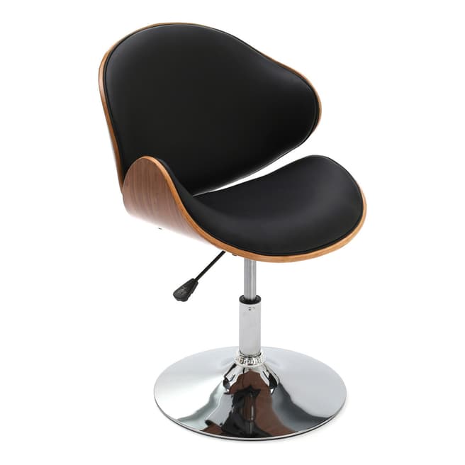 Premier Housewares Black Walnut Veneer Chair
