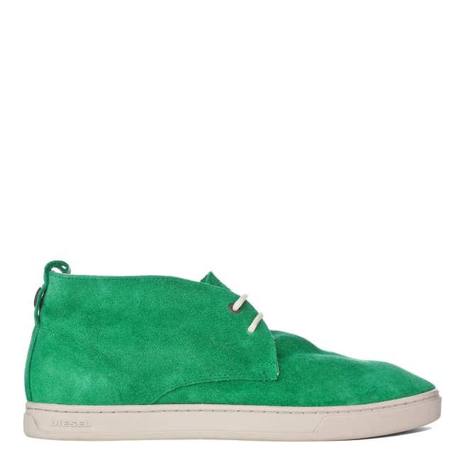 Diesel Green Suede Drive Time Chukka Boots