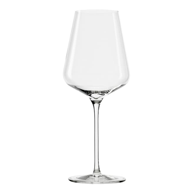 Stolzle Set of 6 Quatrophil Crystal Bordeaux Glasses, 644ml