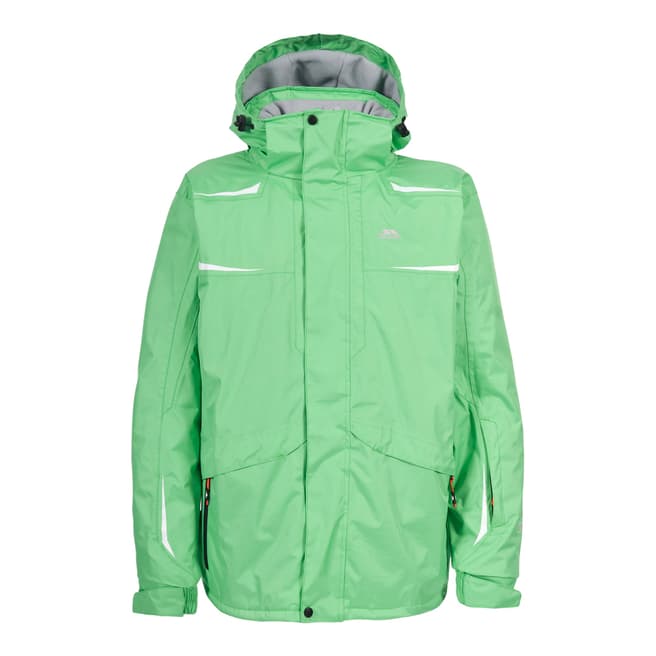 Trespass Mens Lime Green Saltee Ski Jacket