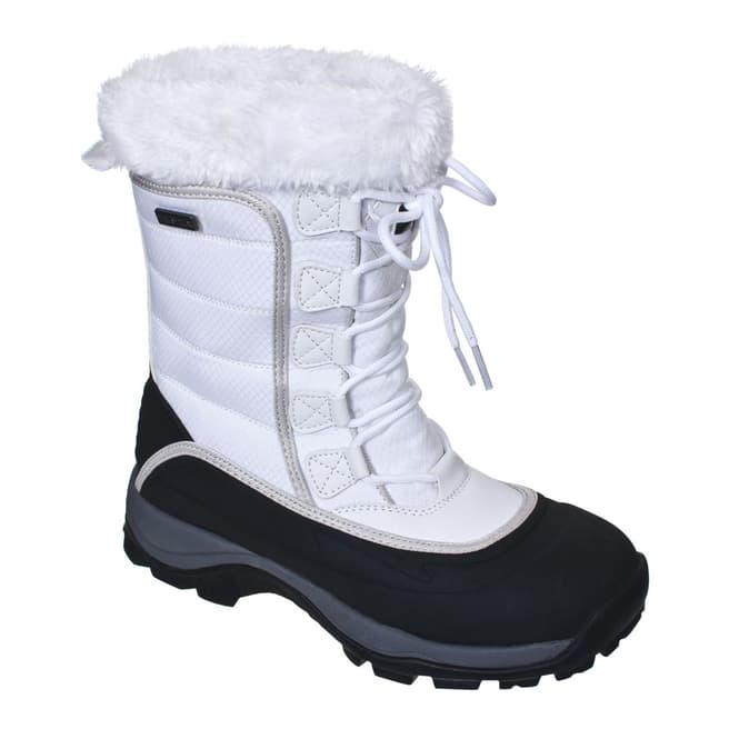 Trespass Women's Black/White Stalagmite Lace Up Snow Boots
