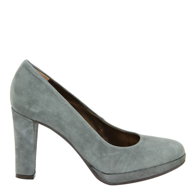 Paola Ferri Grey Suede Court Shoes 10cm Heel