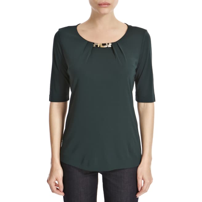 BOSS Green Embellished Jersey Top