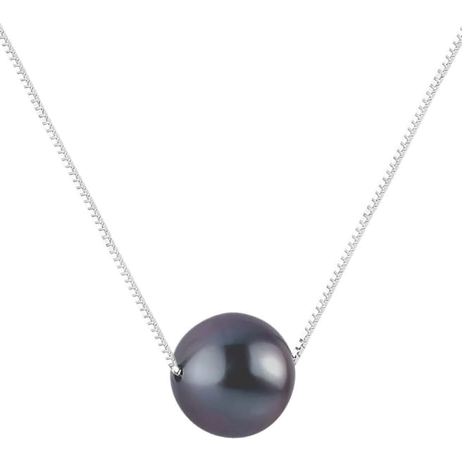 Perlinea Pearls Black Freshwater Pearl Necklace