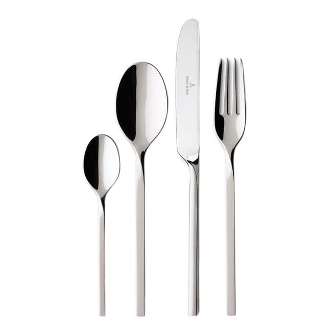 Villeroy & Boch Twenty Four Piece Silver NewWave Stainless Steel Cutlery Set