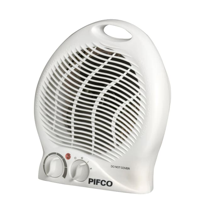 Pifco White Upright Fan Heater 2000W