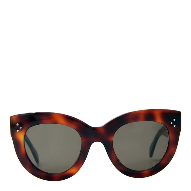 Celine Women's Brown/Grey Caty Havana Sunglasses 49mm