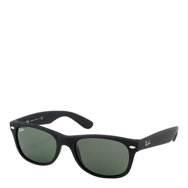 Ray-Ban Unisex Black Rubber New Wayfarer Sunglasses 52mm