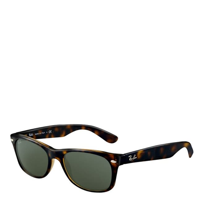 Ray-Ban Unisex Dark Tortoise New Wayfarer Sunglasses 52mm