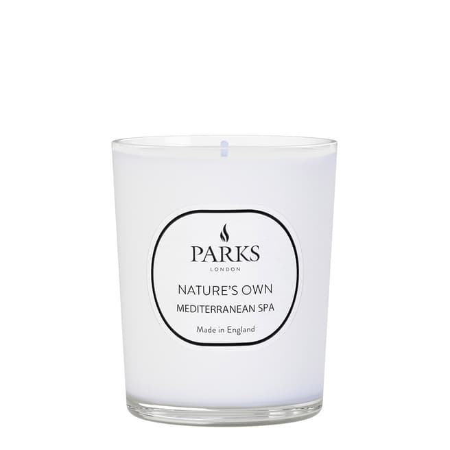 Parks London Nature's Own 1 wick Classic Candle, 200g Mediterranean Spa
