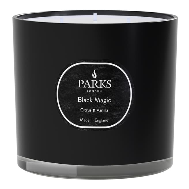 Parks London Citrus & Vanilla Black Magic 3 Wick Candle 650g