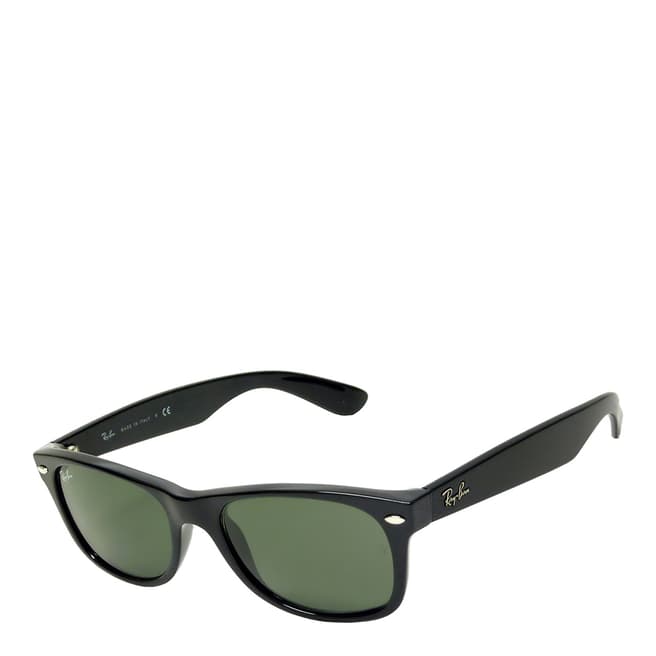 Ray-Ban Unisex Black New Wayfarer Sunglasses 55mm