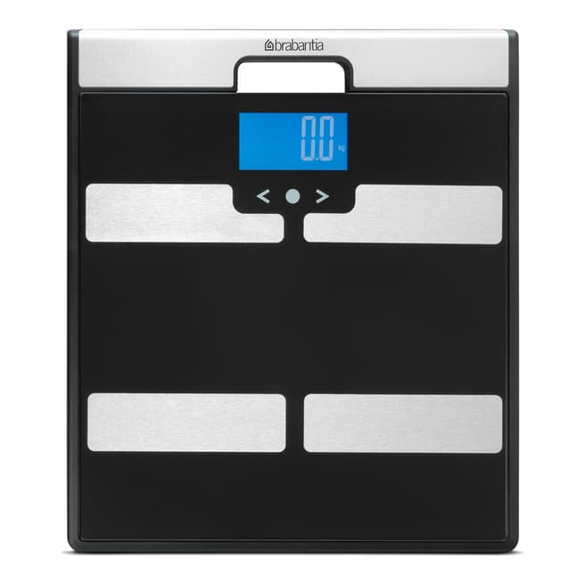 Brabantia Digital Body Analysis Bathroom Scales, Black