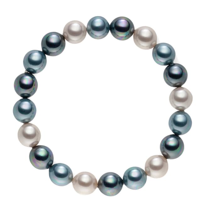 Pearls of London Blue/Multicolour Pearl Bracelet