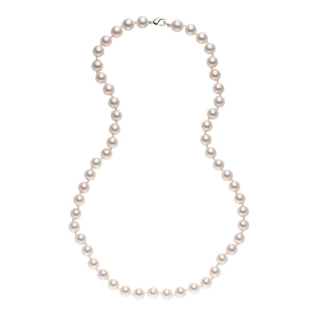 Pearls of London Pale Pink Pearl Long Necklace 8mm