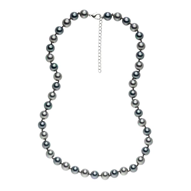 Pearls of London Dark Grey/Grey Pearl Necklace