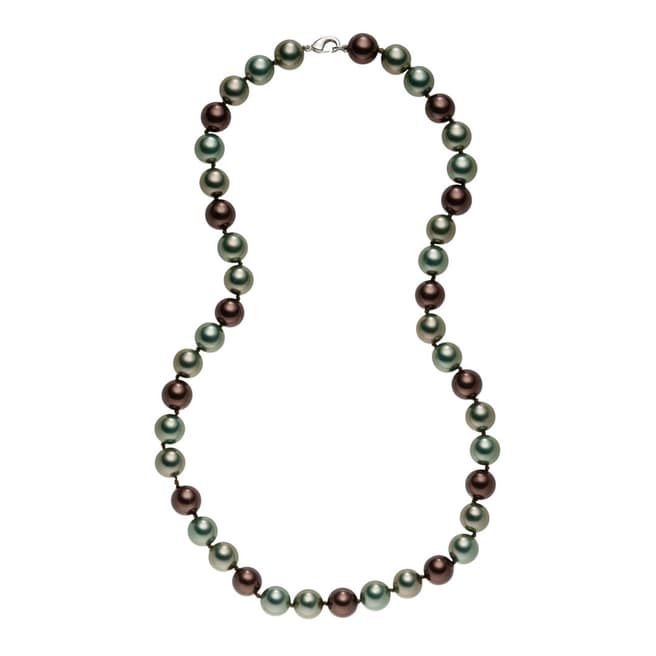 Pearls of London Light Brown/Multicolour Pearl Necklace
