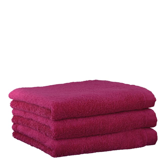 Cawo Pink Cotton Bath Sheet Towel
