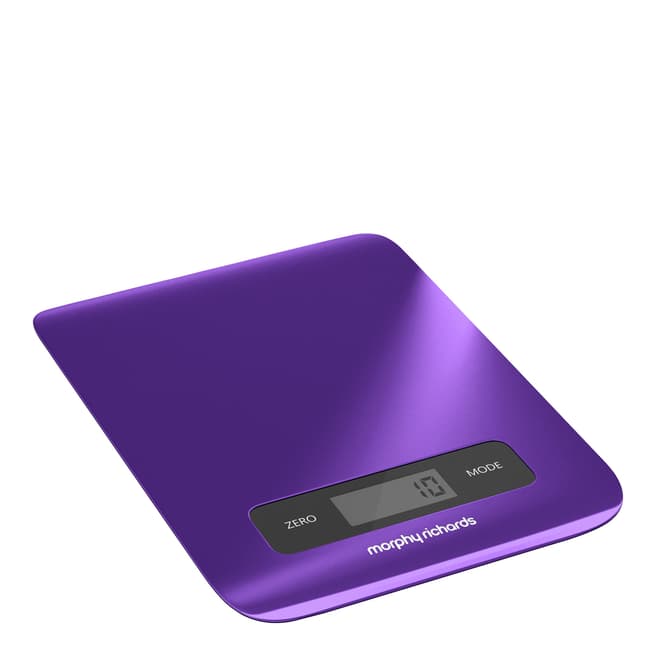 Morphy Richards Deep Purple Electronic Kitchen Scales