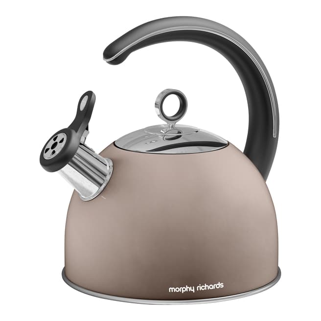 Morphy Richards Pale Stone Whistling Kettle 2.5L