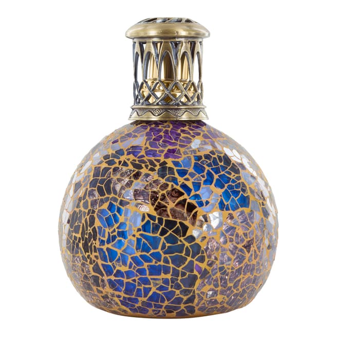 Ashleigh and Burwood Purple/Blue Metallion Small Mosaic Fragrance Lamp