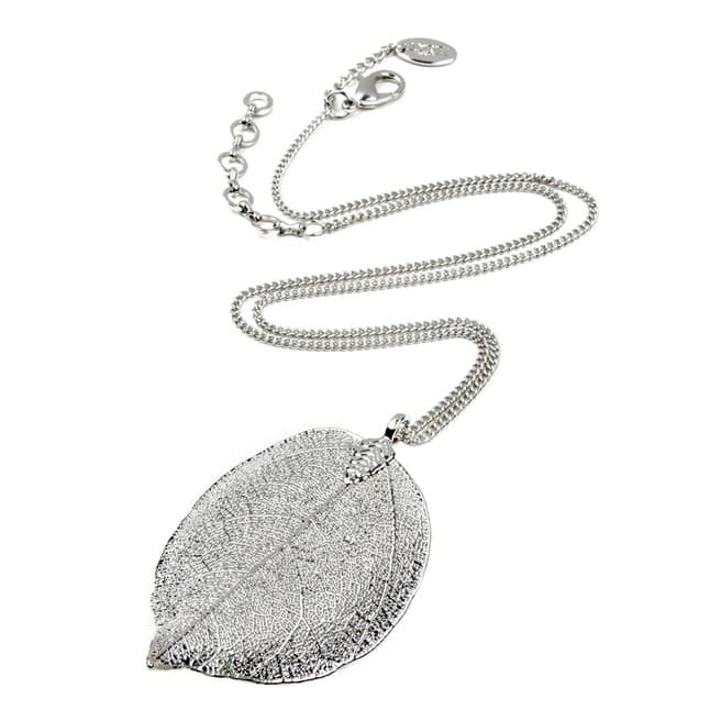 Amrita Singh Silver Gia Leaf Necklace