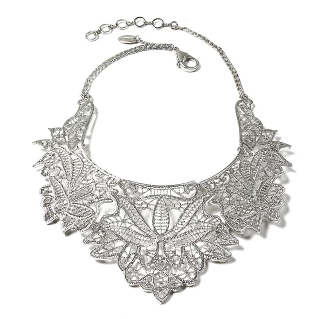 Amrita Singh Silver Athena Collar Necklace