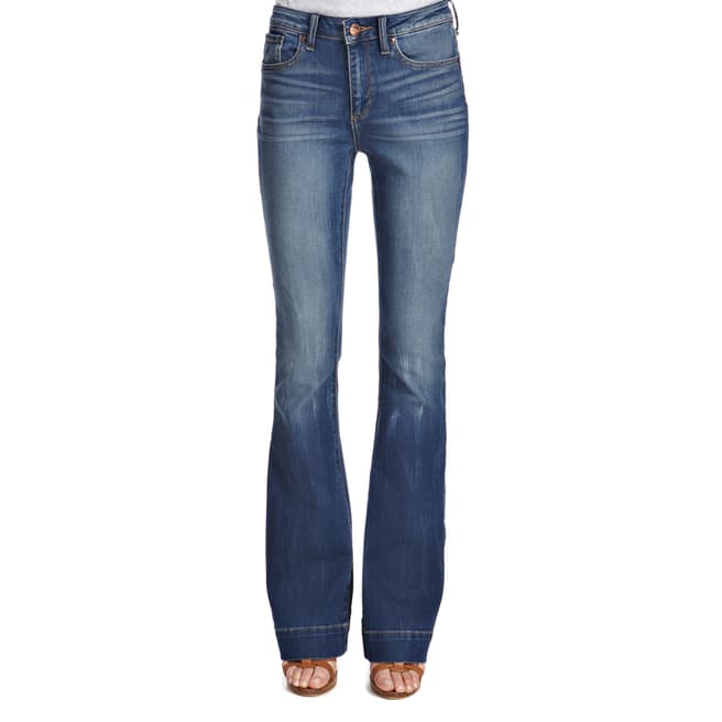 GREYWIRE Blue 9th Ave Flare Stretch Jeans
