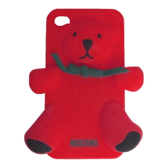 Love Moschino Red Silicone Teddy iPhone 5/5S Case