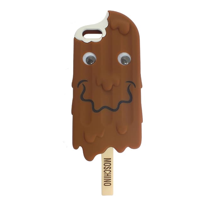 Love Moschino Brown Silicone Melting Ice Lolly iPhone 5/5S Case