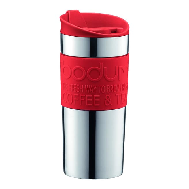 Bodum Red Stainless Steel Travel Mug, 350ml