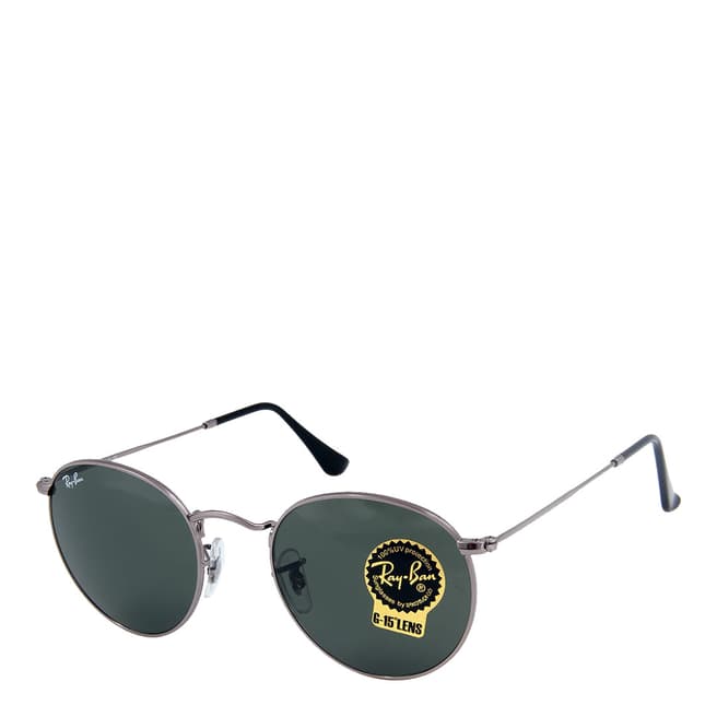 Ray-Ban Unisex Grey Round Sunglasses 50mm