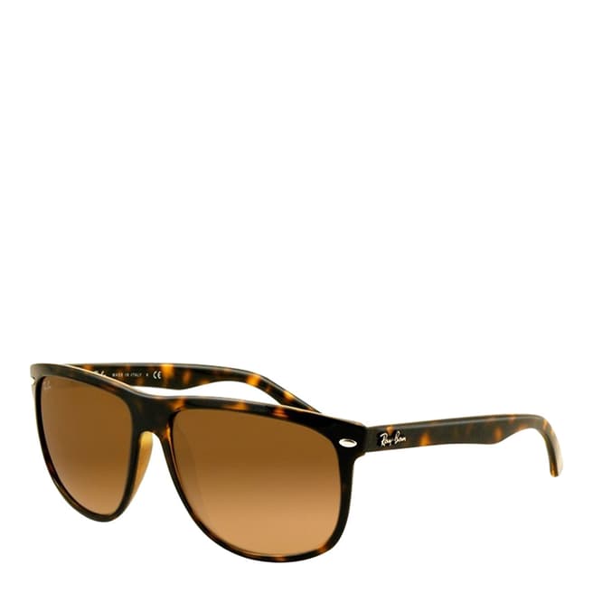 Ray-Ban Unisex Brown Tortoiseshell Rectangular Sunglasses 60mm