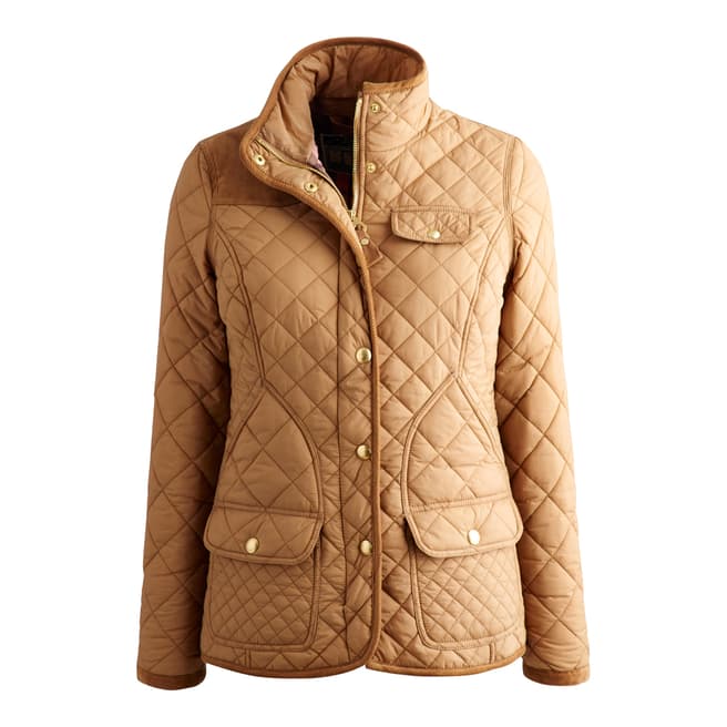 Joules Tan Calverley Quilted Jacket 
