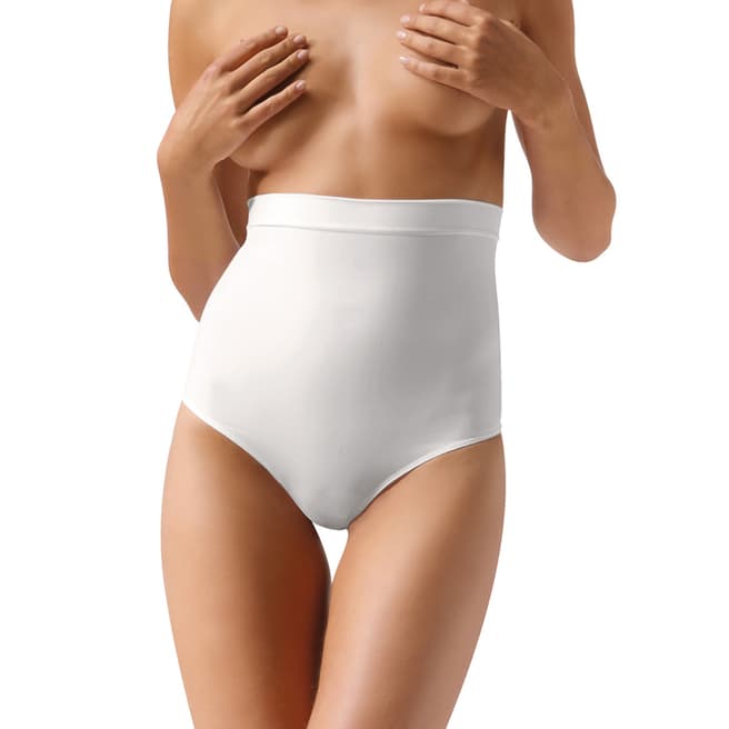 Controlbody White Plus High Waisted Thong