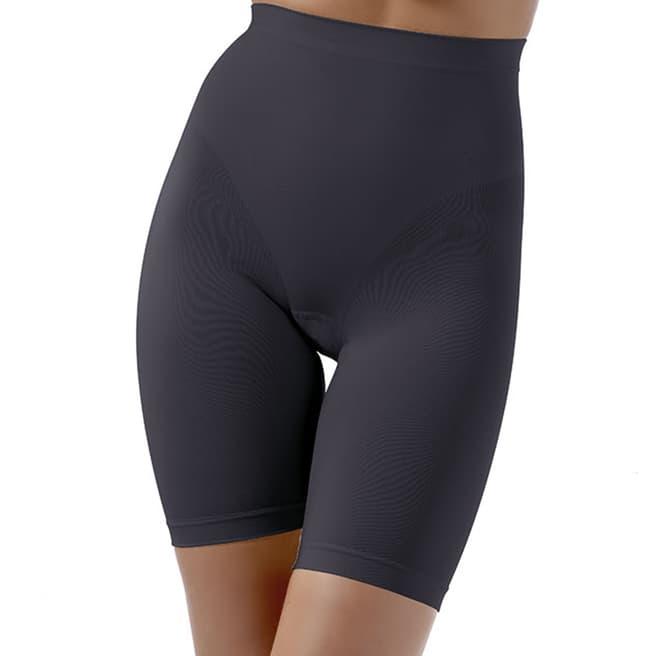 Controlbody Black High Waisted Thigh Shaping Shorts