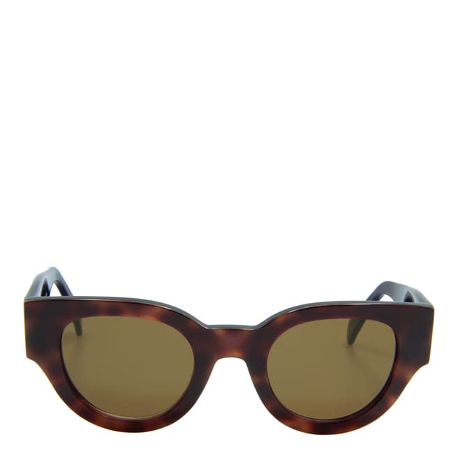 Celine Women's Brown/Dark Blue Sunglasses 48mm