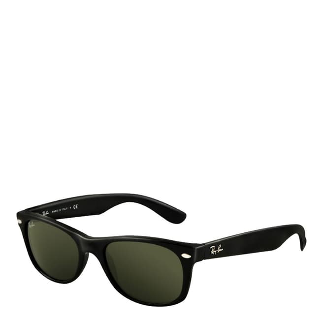 Ray-Ban Unisex Black New Wayfarer Sunglasses 52mm