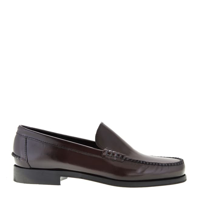 Mille Miglia Men's Deep Brown Leather Classic Loafers