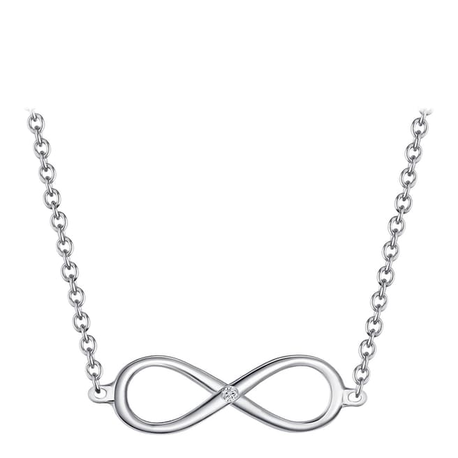 Tess Diamonds Sterling Silver Infinity Pendant Necklace