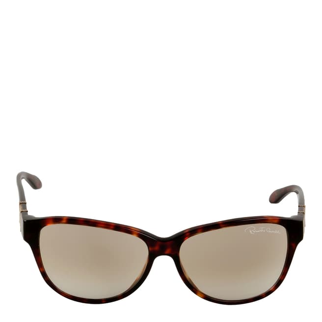 Roberto Cavalli Women's Dark Brown Havana Sunglasses