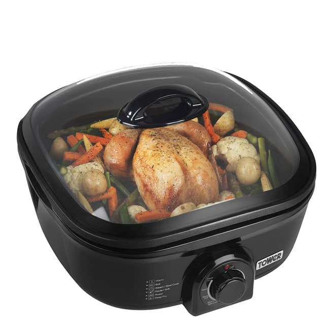 Tower 8-in-1 Multi Cooker, Black