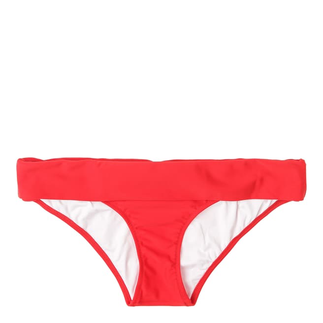 Heidi Klein Red Fold Over Bikini Briefs