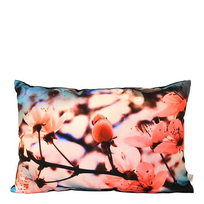 Gallery Living Pink Flora Rectangle Cushion 33x50cm