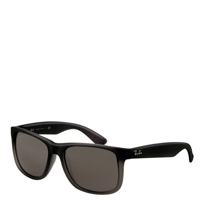 Ray-Ban Unisex Black/Grey Rubber Justin Sunglasses 54mm