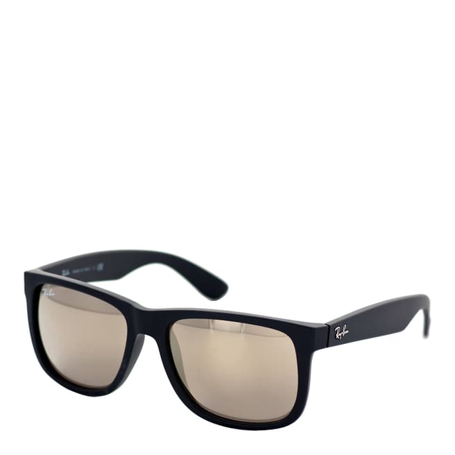 Ray-Ban Unisex Black Rubber Justin Sunglasses 54mm