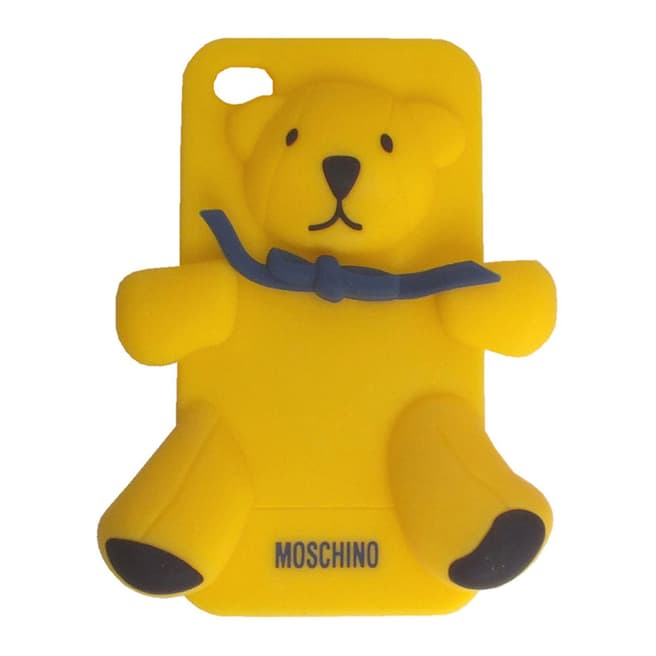 Love Moschino Yellow Silicone Teddy iPhone 5/5s Case