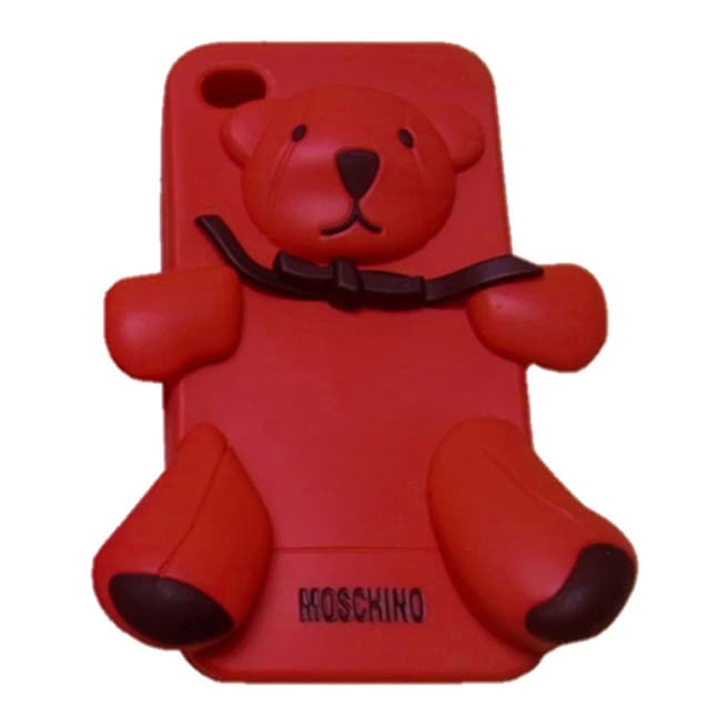 Love Moschino Red Silicone Teddy iPhone 5/5s Case