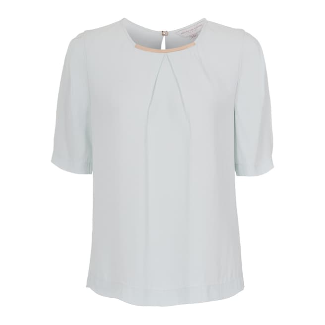 French Connection Cream Crepe Hannah Top